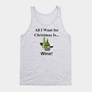 Christmas wine Tank Top